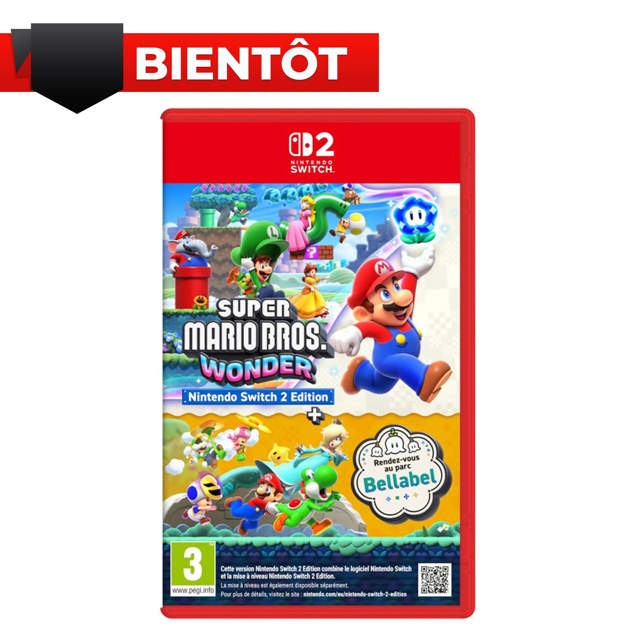 Super Mario Bros. Wonder + Rendez-vous au parc Bellabel - Nintendo Switch 2