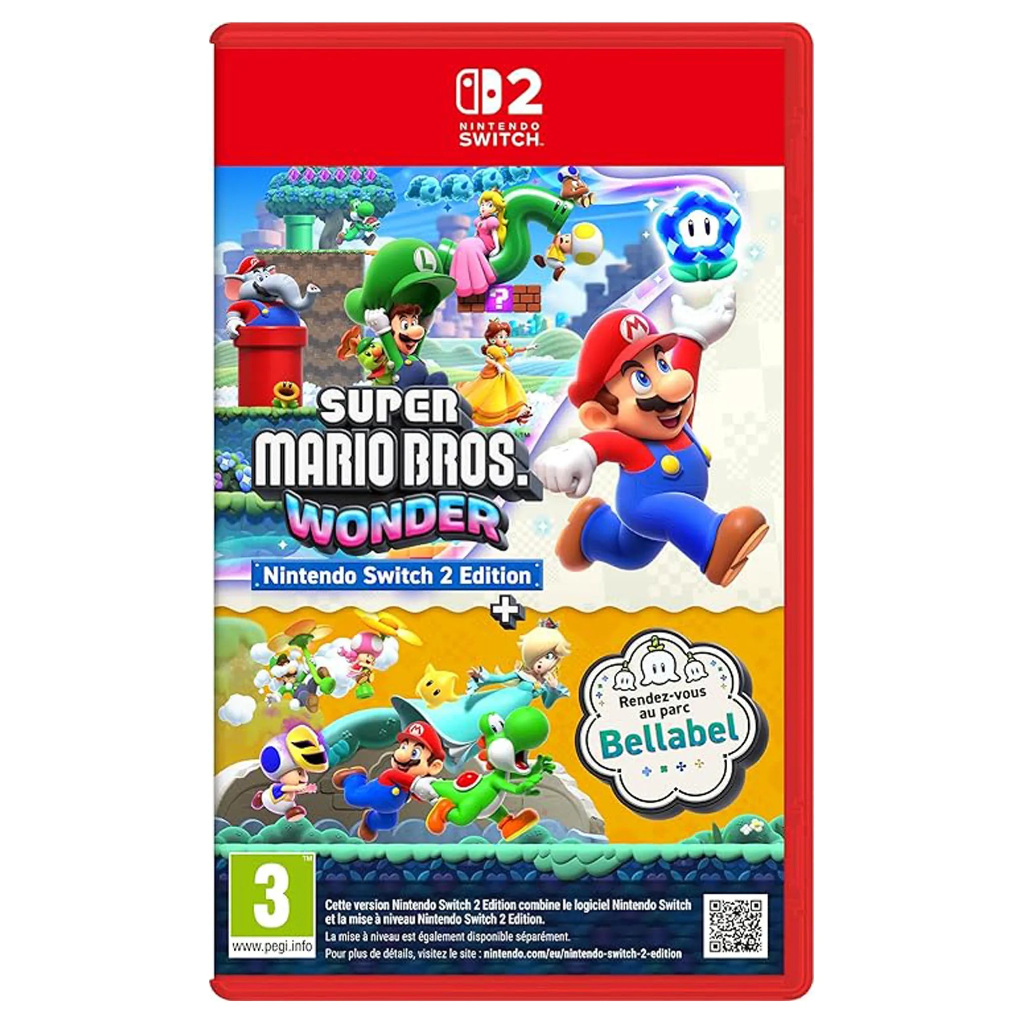Super Mario Bros. Wonder + Rendez-vous au parc Bellabel - Nintendo Switch 2