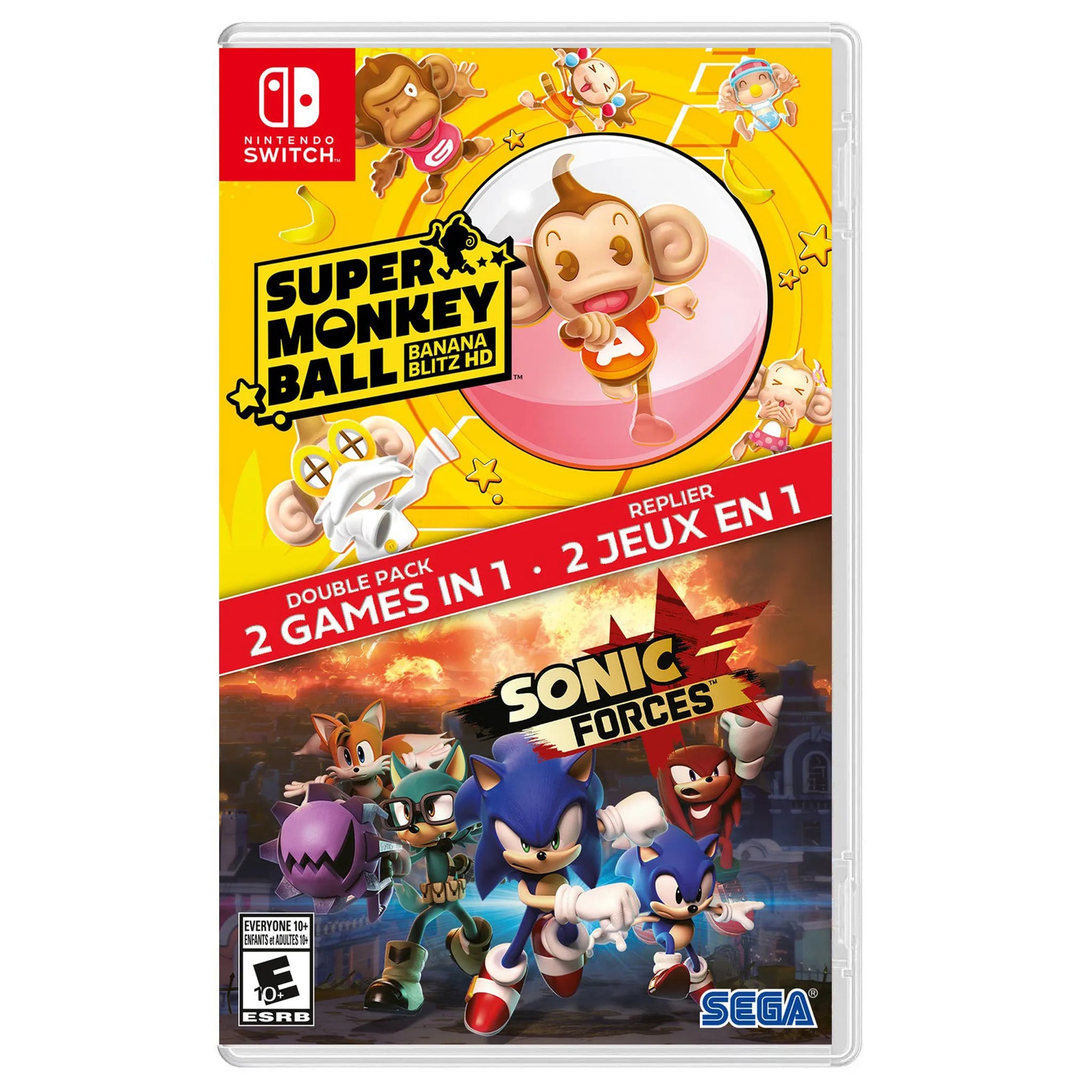 Super Monkey Ball+Sonic Forces Nintendo Switch
