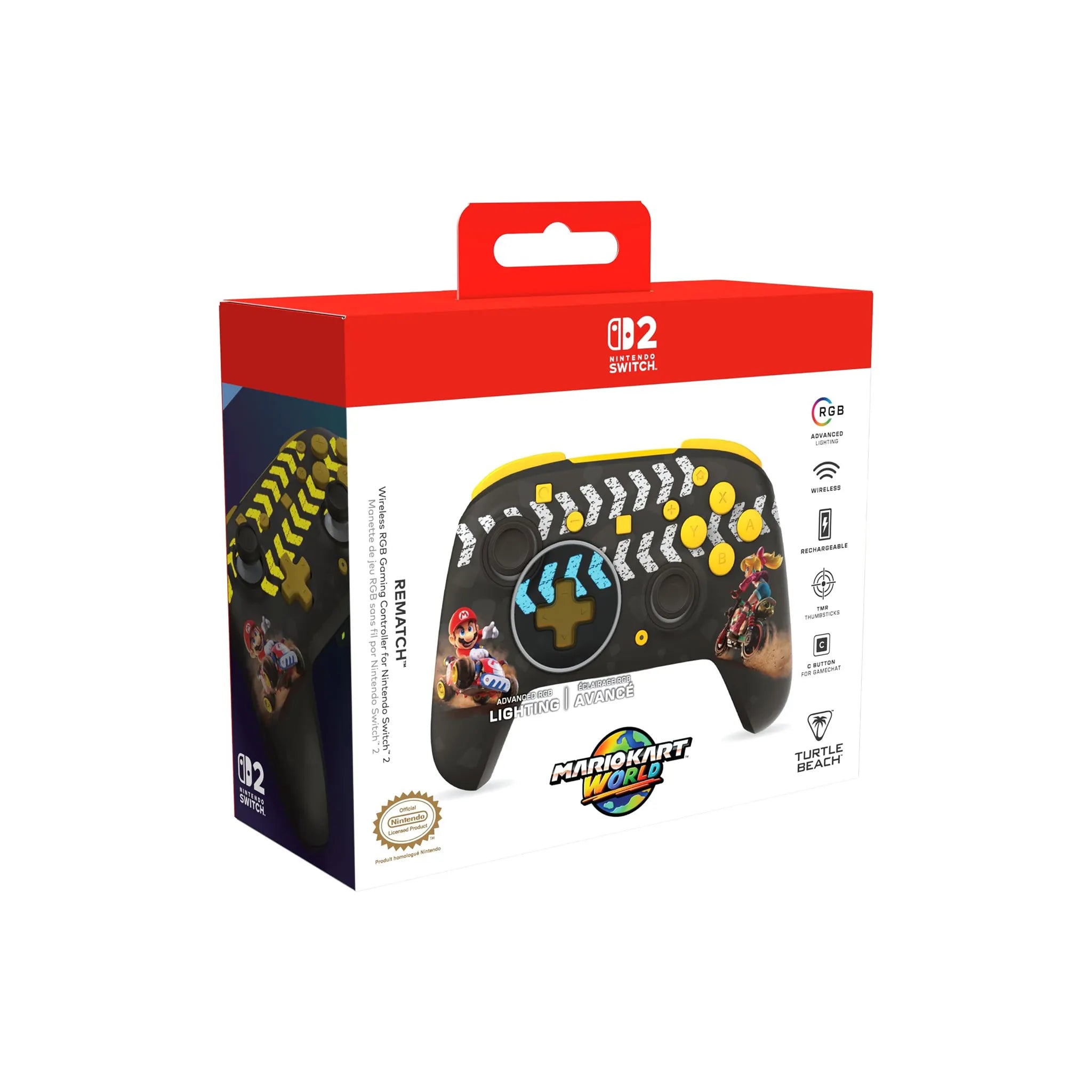 Turtle Beach Rematch - Mario Kart World Manette Bluetooth - Switch 2