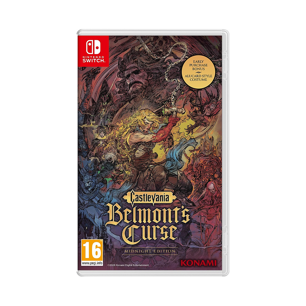 Castlevania Belmont's Curse Midnight Edition Nintendo Switch - boîte physique