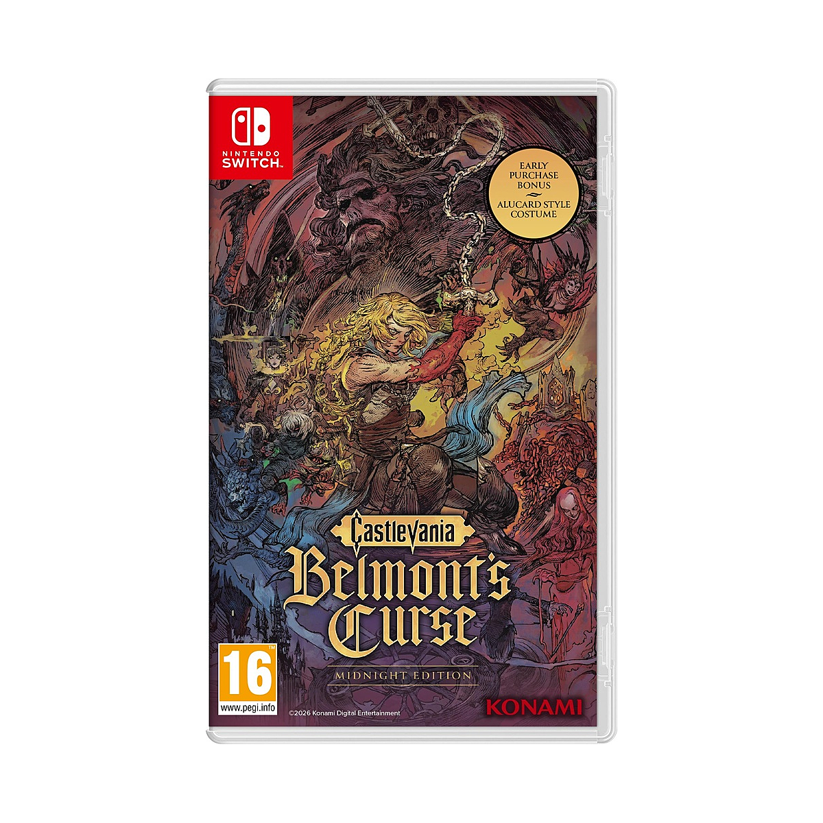 Castlevania Belmont's Curse Midnight Edition Nintendo Switch - boîte physique