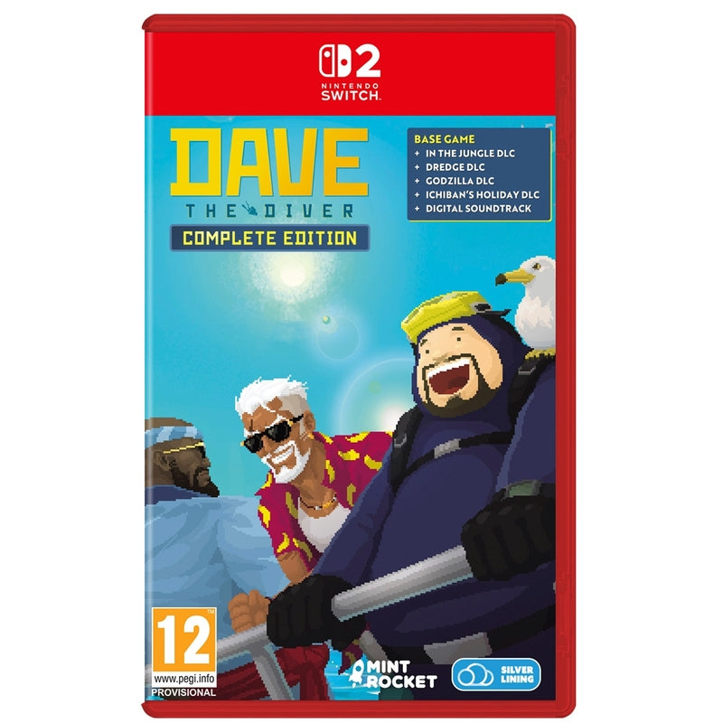 Dave the Diver Complete Edition Nintendo Switch 2 boîte officielle PEGI 12 - Maroc