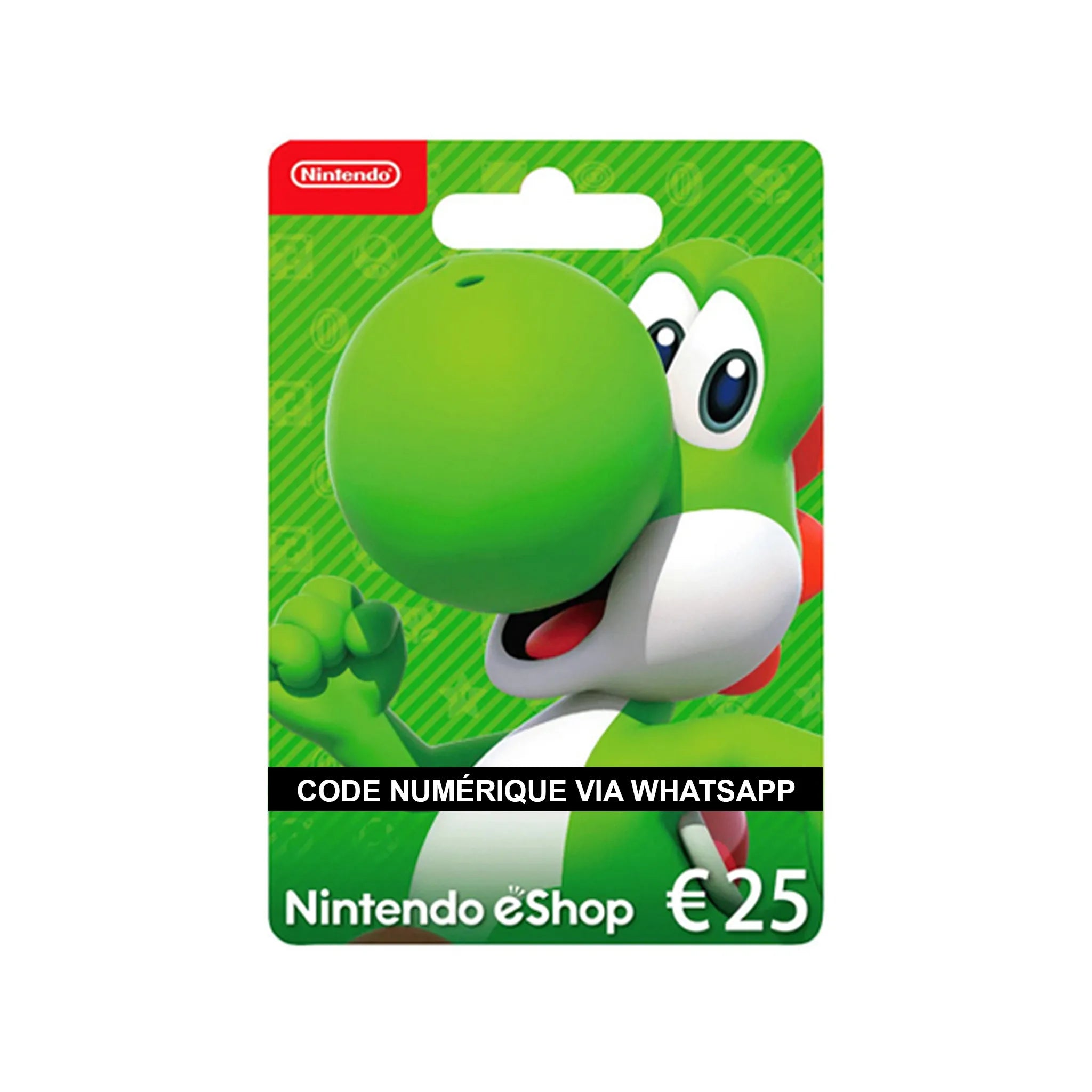 Carte Nintendo eShop 25€ via whatsapp