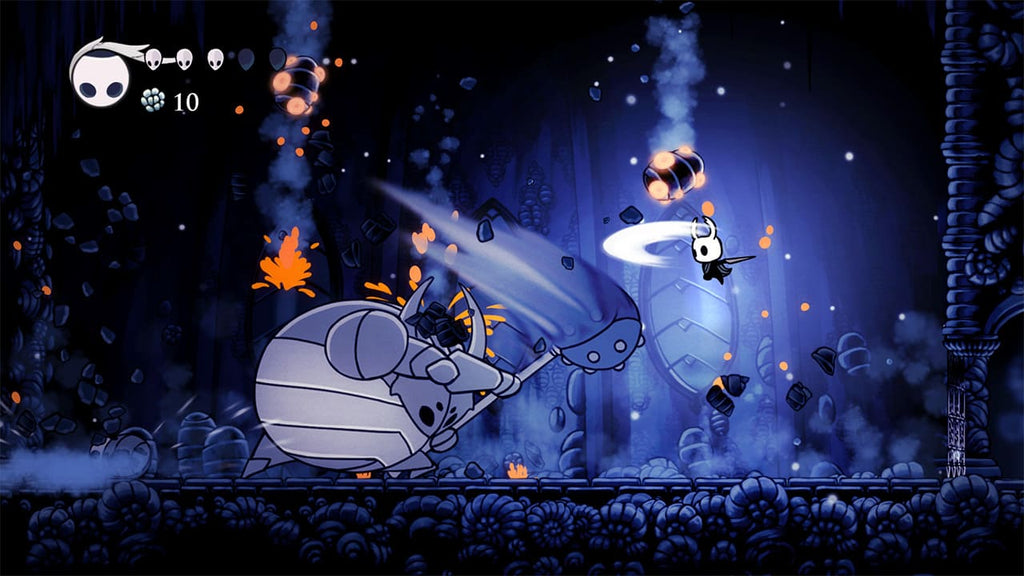 Hollow Knight Nintendo Switch gameplay combat