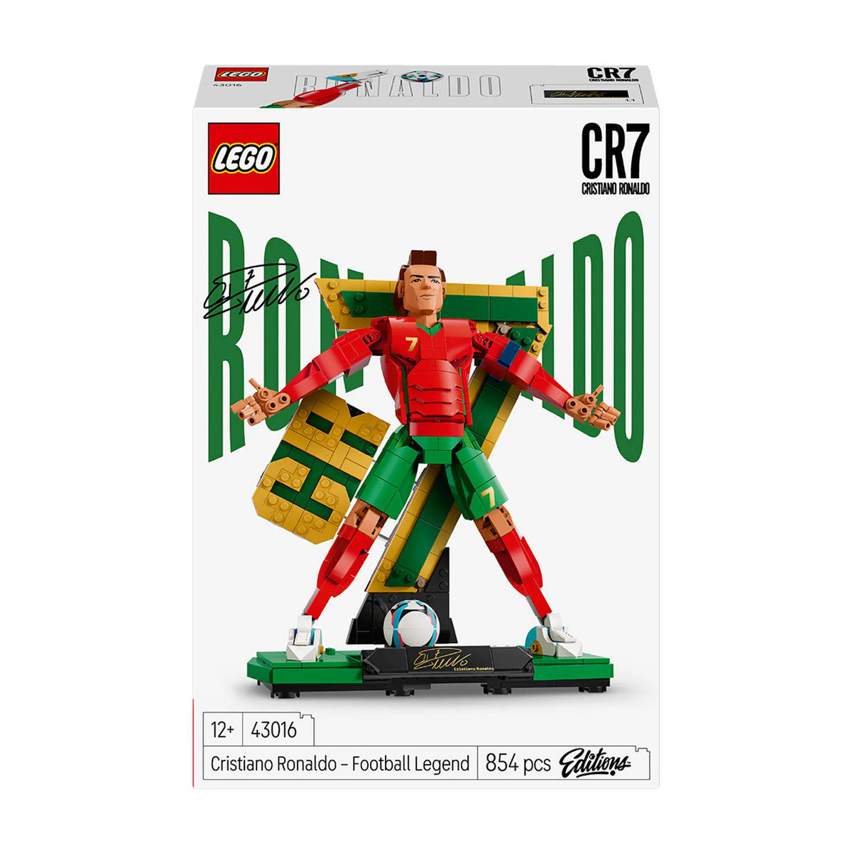 LEGO Editions 43016 Cristiano Ronaldo – Légende du foot