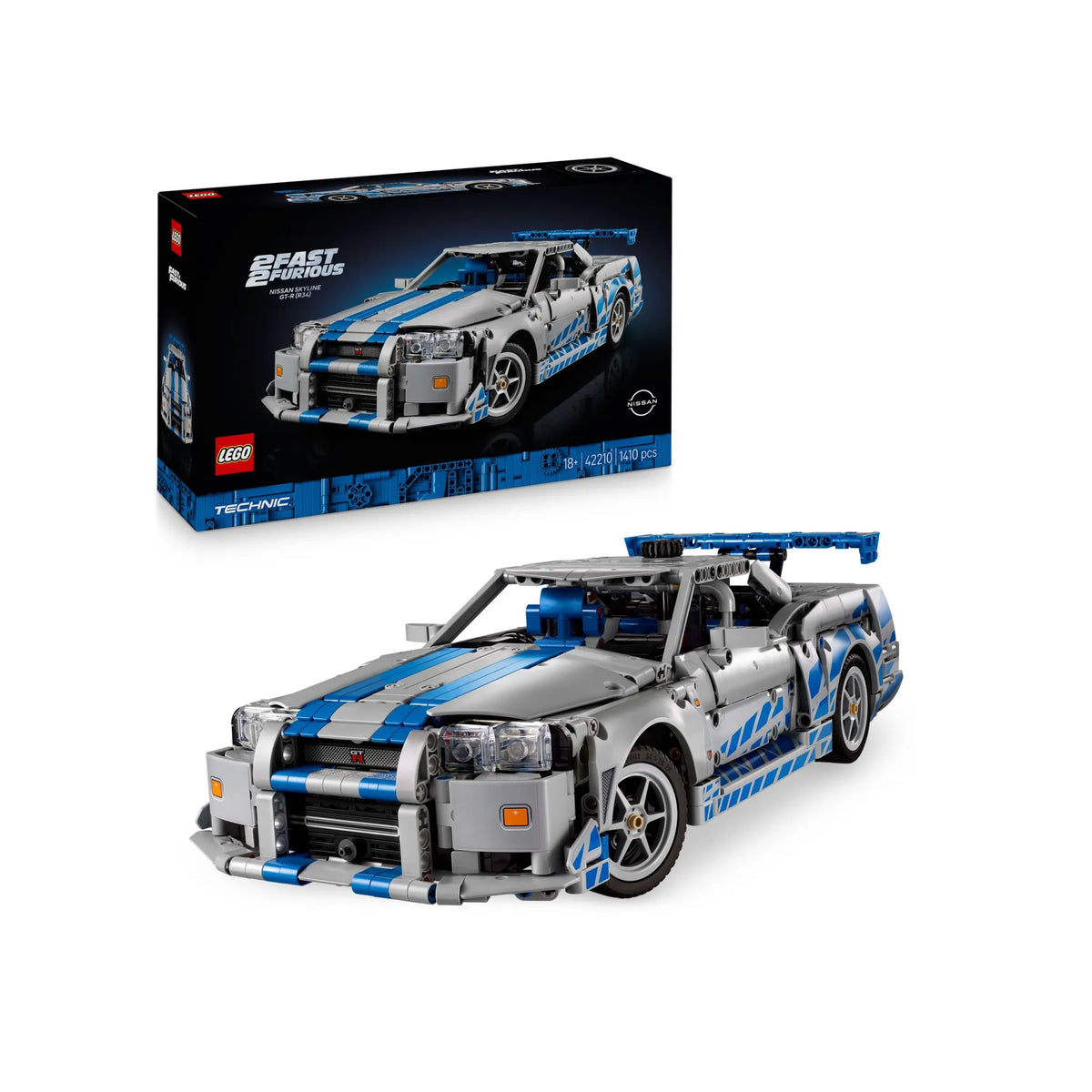 LEGO Technic 42210 Nissan Skyline GT-R R34 2 Fast 2 Furious