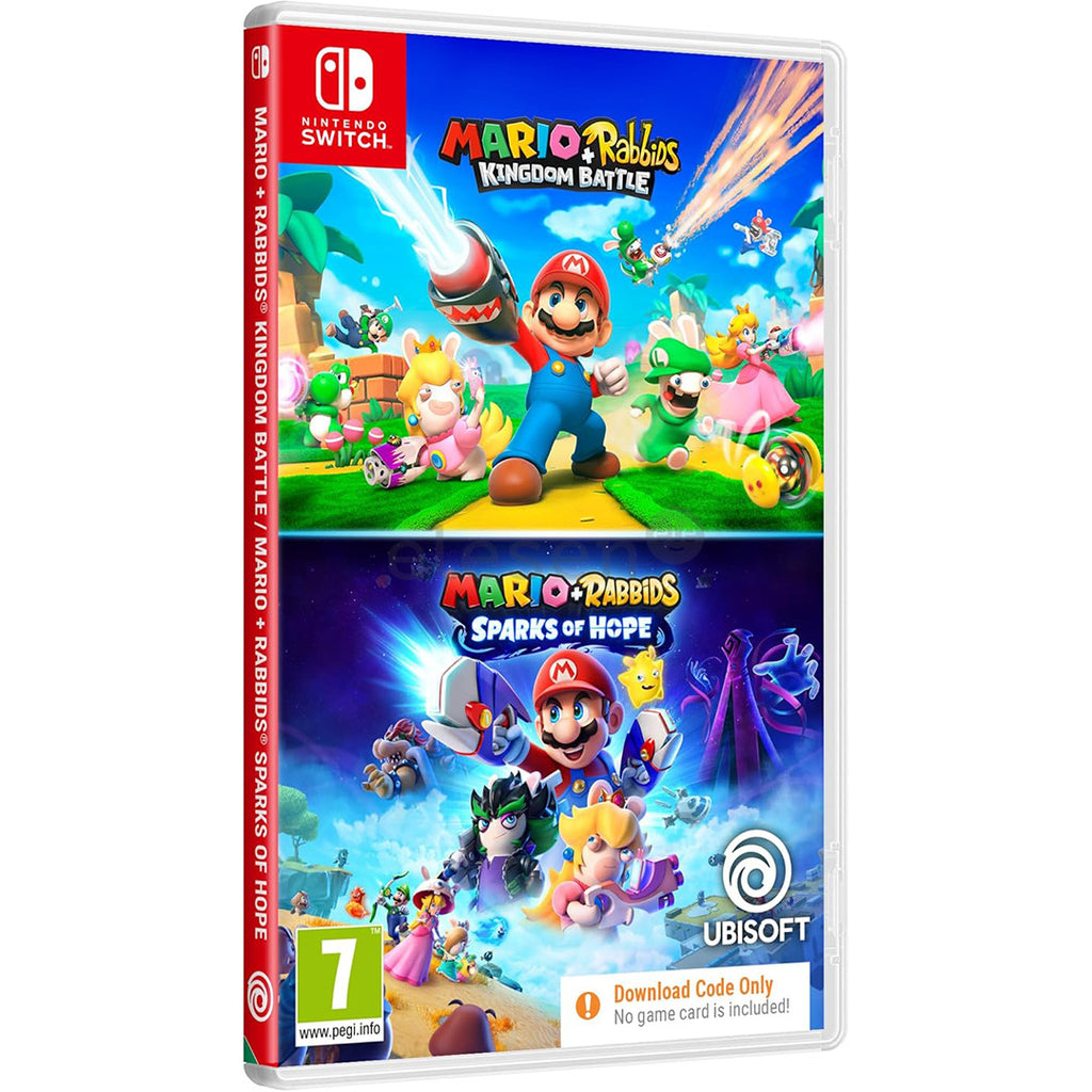 Boîte Mario + Rabbids Compilation Nintendo Switch - code de téléchargement