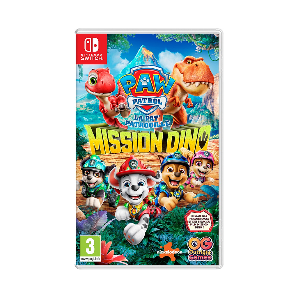 PAW Patrol La Pat'Patrouille Mission Dino Nintendo Switch - boîte