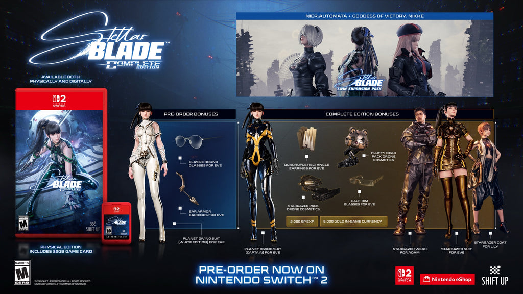 Stellar Blade Complete Edition Nintendo Switch 2 édition physique